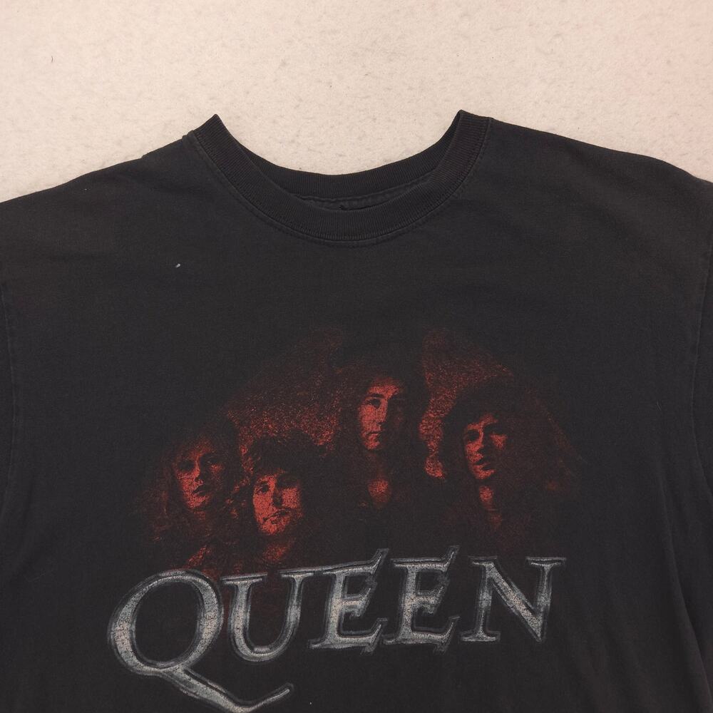 Queen Band Crew Neck Graphic Short Sleeve T Shirt Mens Size Small S Black